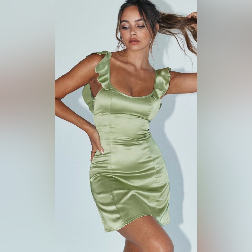 Princess Polly Jordana Mini Dress Green